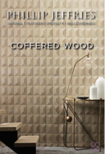 Phillip Jeffries Coffered Wood Wallpaper